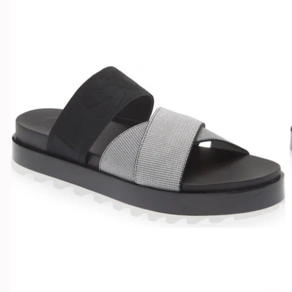 Sorel Black Roaming Slide Sandals